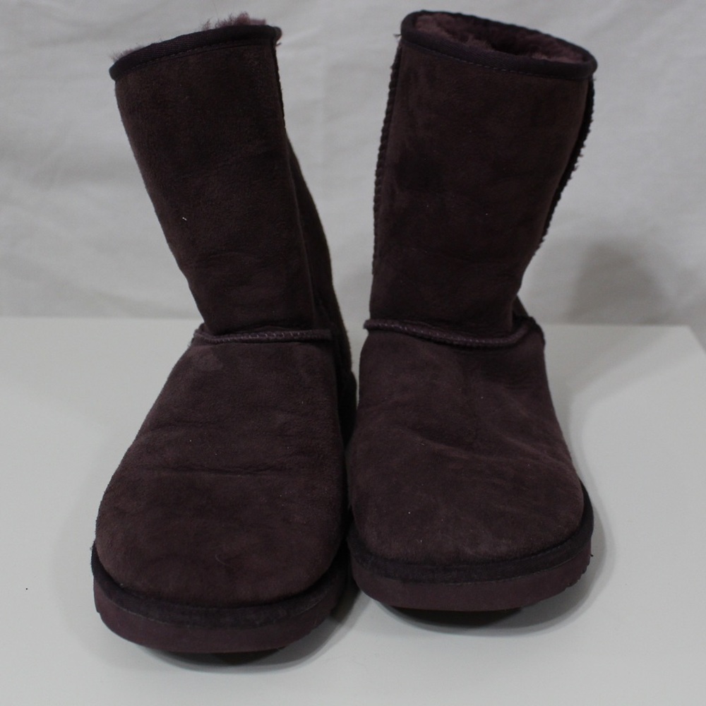 Short purple ugg boots